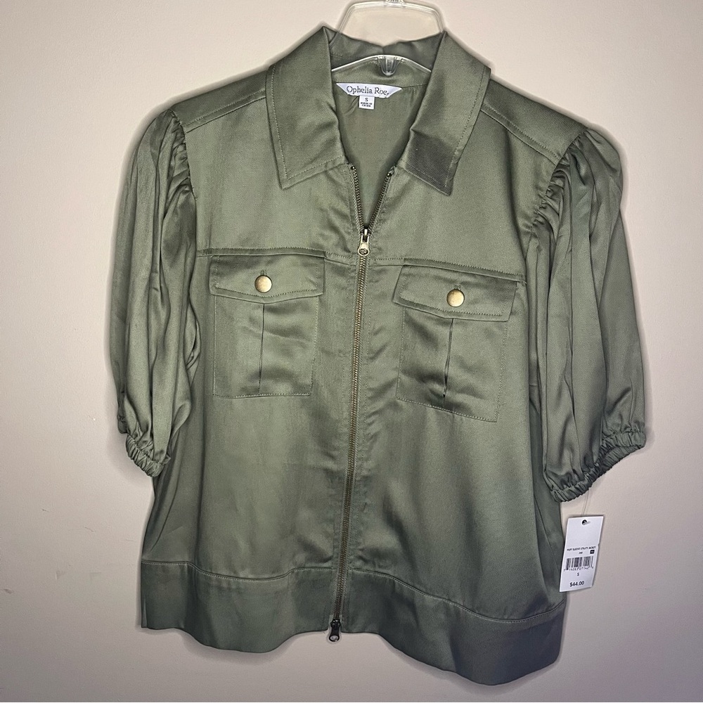 Olivia Rae Olive Utility Jacket